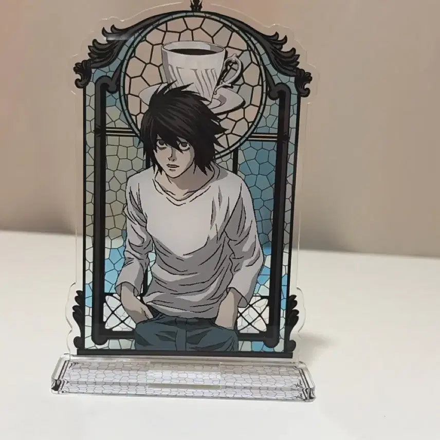 [BUNJANG] Death Note L x TuniQ Collaboration Cafe Acrylic Stand / 판매)데스노트 엘(L) 투니크 콜라보 카페 아크릴 스탠드