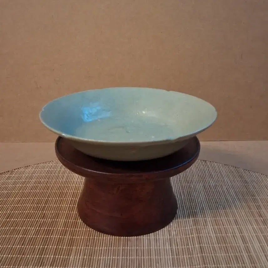 [BUNJANG] Goryeo Dynasty Celadon Lotus Flower Plate / 연화형 청자 접시고려시대