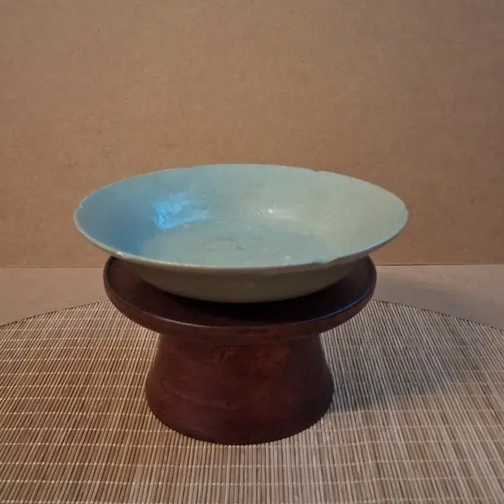 [BUNJANG] Goryeo Dynasty Celadon Lotus Flower Plate / 연화형 청자 접시고려시대
