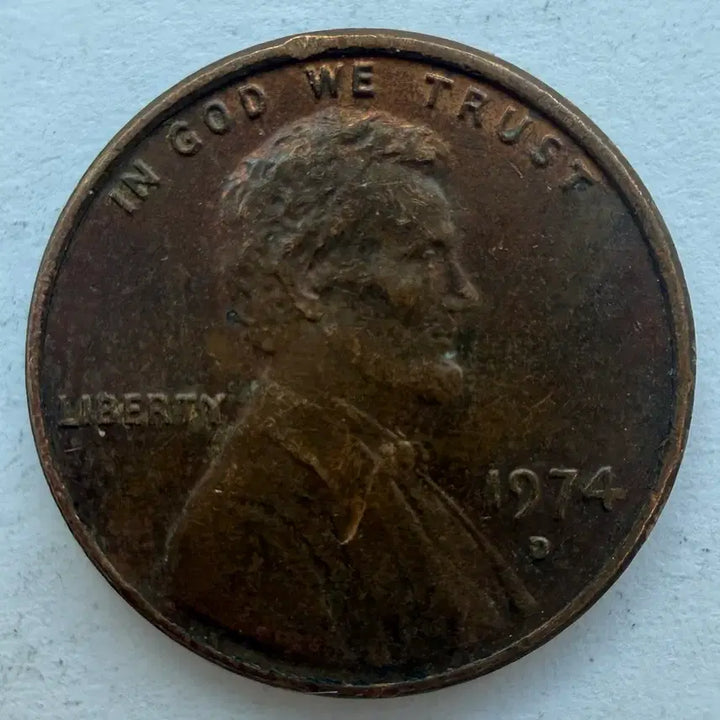 [BUNJANG] 1974 US Lincoln Cent Coin / 1974년 미국 링컨 1센트 동전 S3531