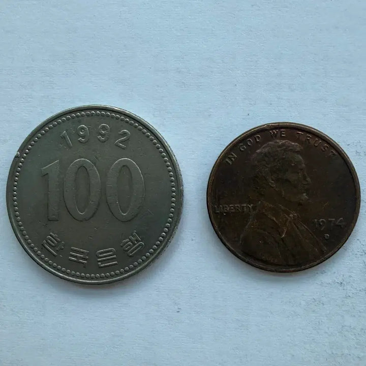 [BUNJANG] 1974 US Lincoln Cent Coin / 1974년 미국 링컨 1센트 동전 S3531