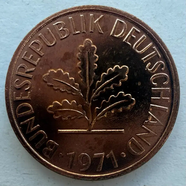 [BUNJANG] 1971 Germany 1 Pfennig Coin / 1971년 독일 1페니히 동전 S3532