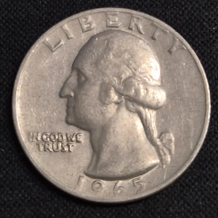 [BUNJANG] 1965 United States Quarter Dollar Coin / 1965년 미국 쿼터달러 동전 [EP. 3436]
