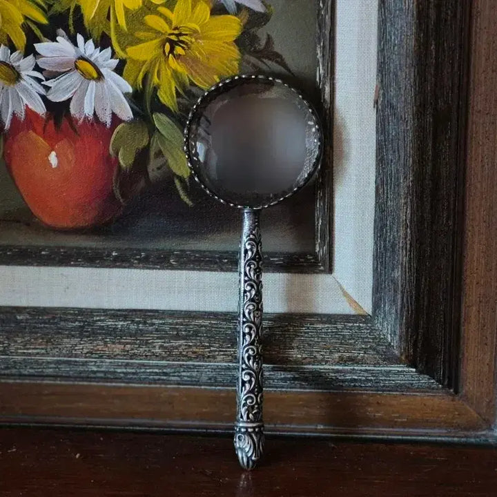 [BUNJANG] Antique European Sterling Silver Magnifying Glass / 앤틱 유럽 스털링실버 돋보기