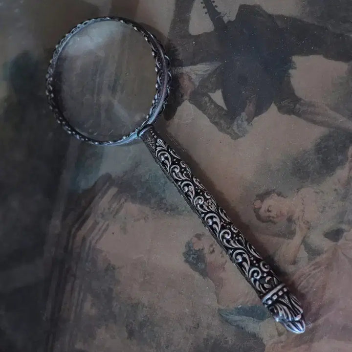 [BUNJANG] Antique European Sterling Silver Magnifying Glass / 앤틱 유럽 스털링실버 돋보기