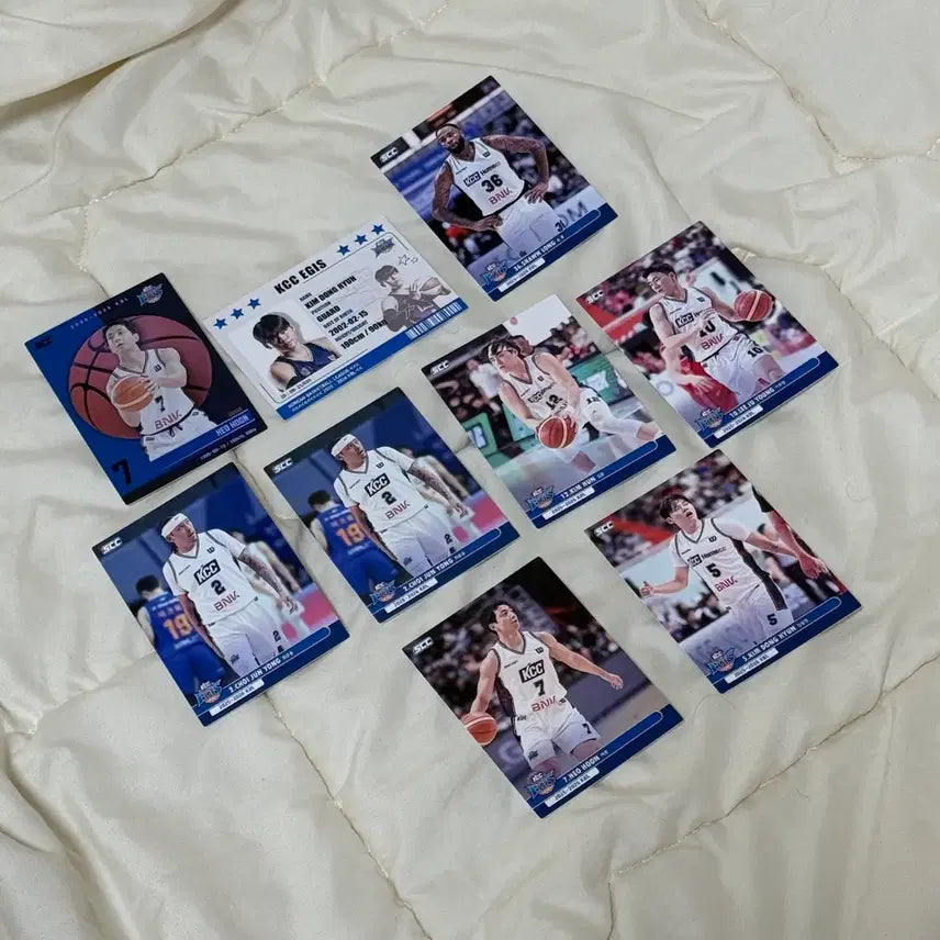 [SOLD OUT] KBL 25-26 카드 일괄 포카 포토카드 sk lg kcc 가공 현대