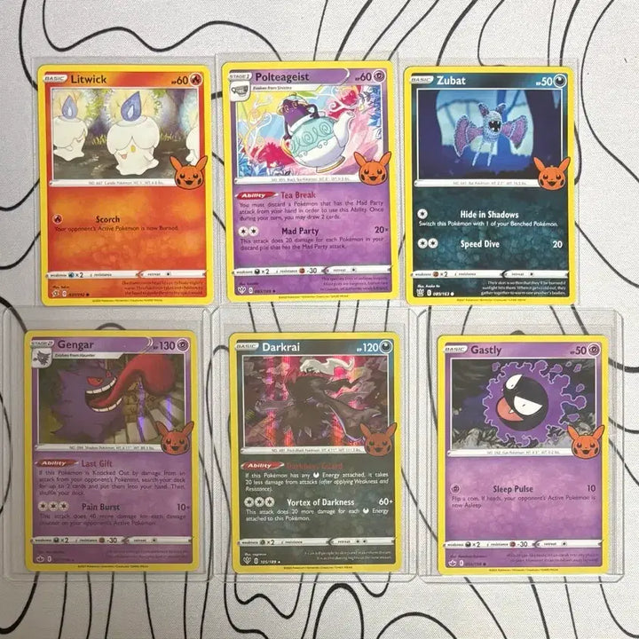 [BUNJANG] Pokemon Card 2022 Limited Edition Set / 포켓몬카드 2022할로윈카드 6종