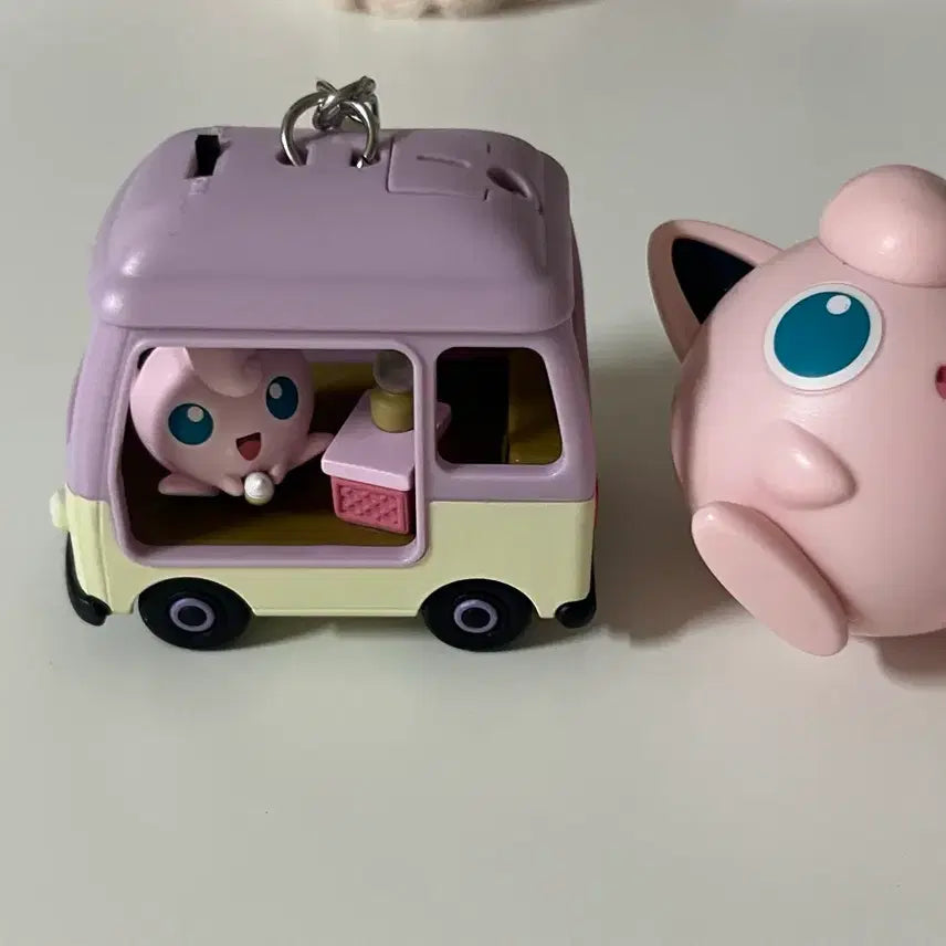 [BUNJANG] Pokemon Lotteria Purin Camping Car Figure Bundle Set / 포켓몬 롯데리아 푸린 캠핑카 피규어 웅크리기 팝업 가챠 일괄 판매