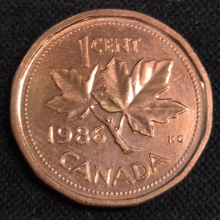 [BUNJANG] 1986 Canada 1 Cent Coin / 1986년 캐나다 1센트 동전[EP. 3440]