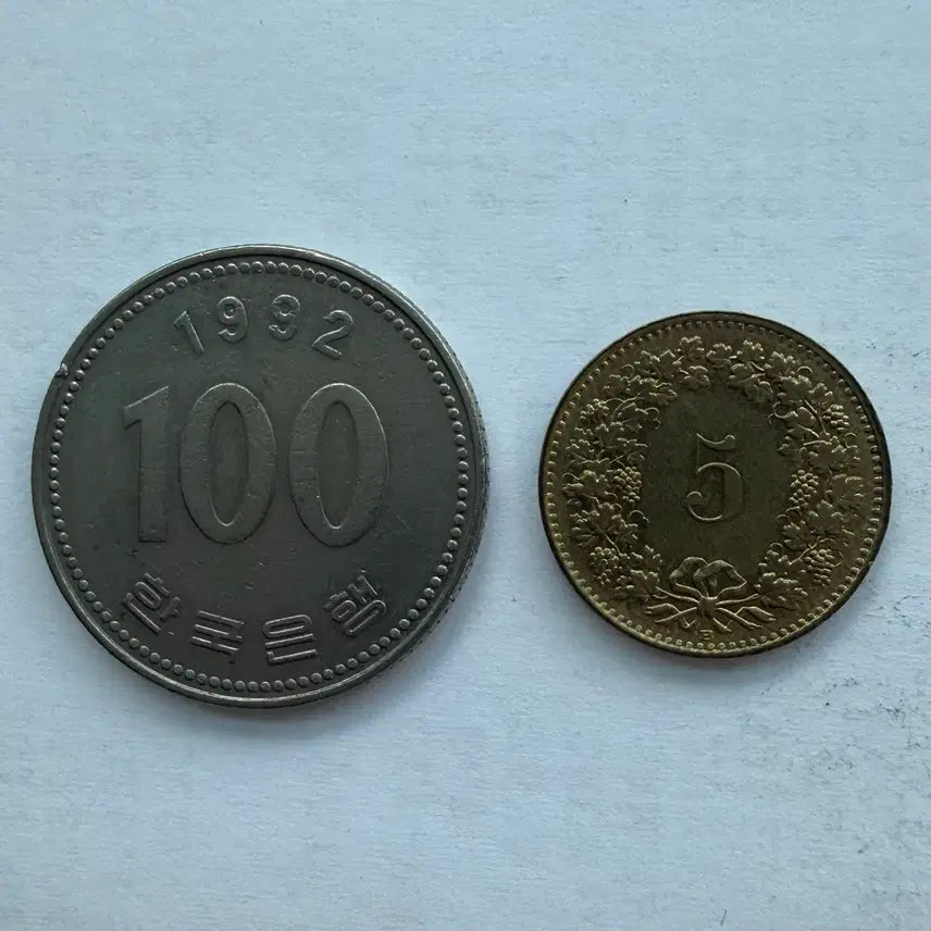 [BUNJANG] 1991 Switzerland 5 Rappen Coin / 1991년 스위스 5라펜 동전 S3537