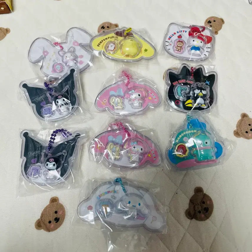 [BUNJANG] Sanrio Choco Ball Miniature Food Toy Blind Box / 산리오 초코볼 미니어쳐 식완 패키지참