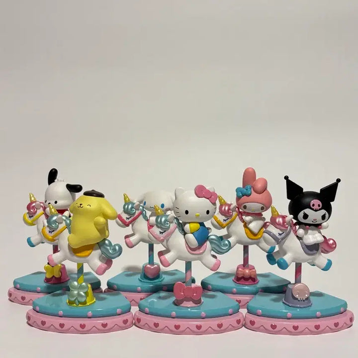 [BUNJANG] Sanrio Carousel Figure Bundle Set / 산리오회전목마피규어(일괄)