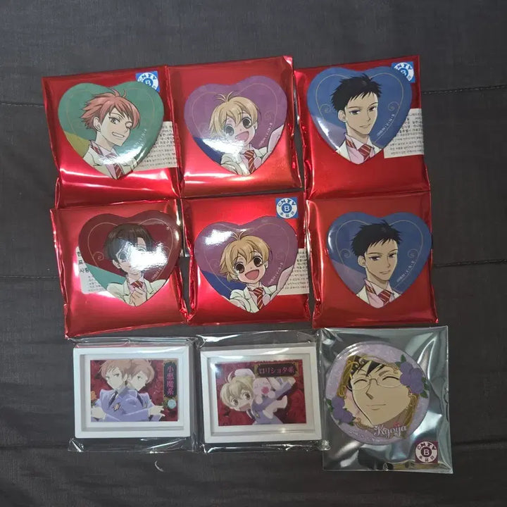 [BUNJANG] Ouran High School Host Club Collaboration Can Badge &amp; Magnet Set / 오란고교 사교클럽 호스트부 콜라보 캔뱃지, 마그넷 판매