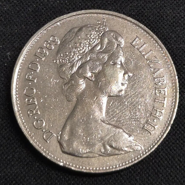[BUNJANG] 1969 United Kingdom 10 Pence Coin / 1969년 영국 10펜스 동전 [EP. 3447]