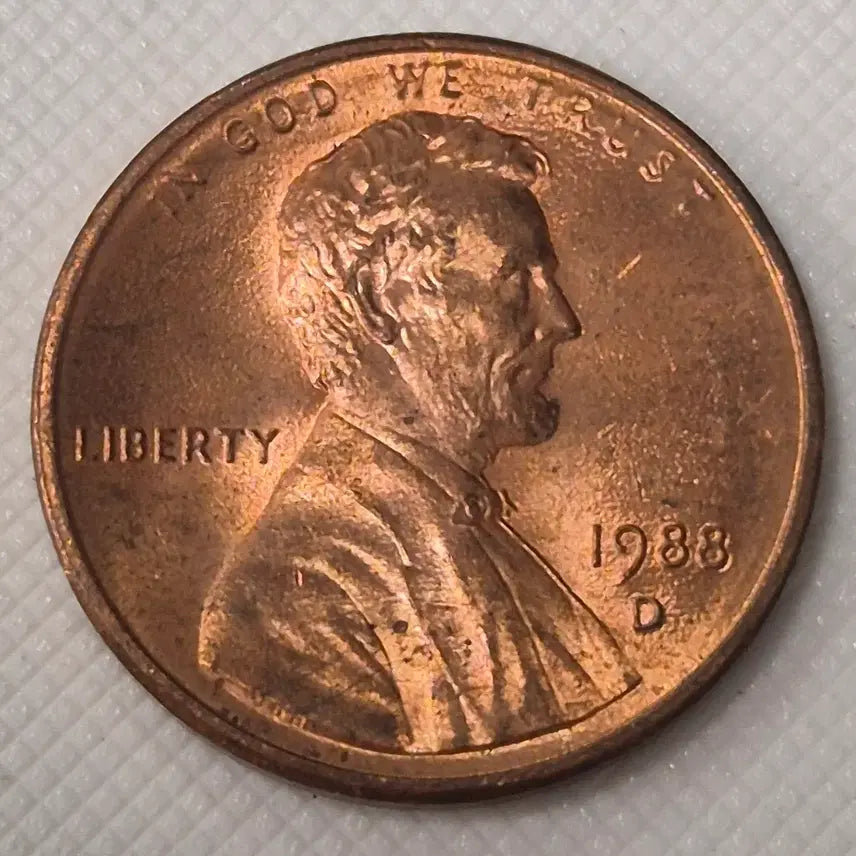 [BUNJANG] 1988 United States 1 Cent Coin / 1988년 미국 1센트 동전 zk-3856