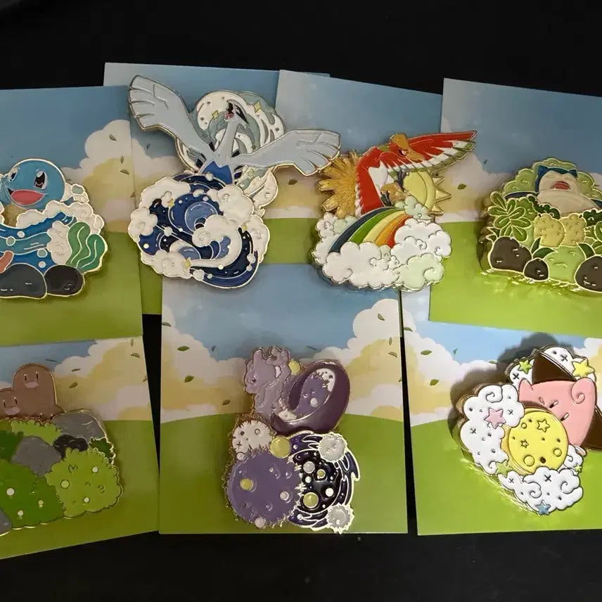 [BUNJANG] Isaac Toast Pokemon Pins / 이삭토스트 포켓몬 뱃지 판매