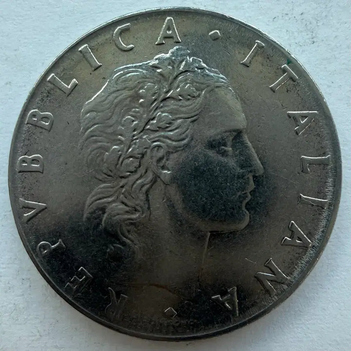 [BUNJANG] 1969 Italian 50 Lire Coin / 1969년 이탈리아 50리라 동전 S3542