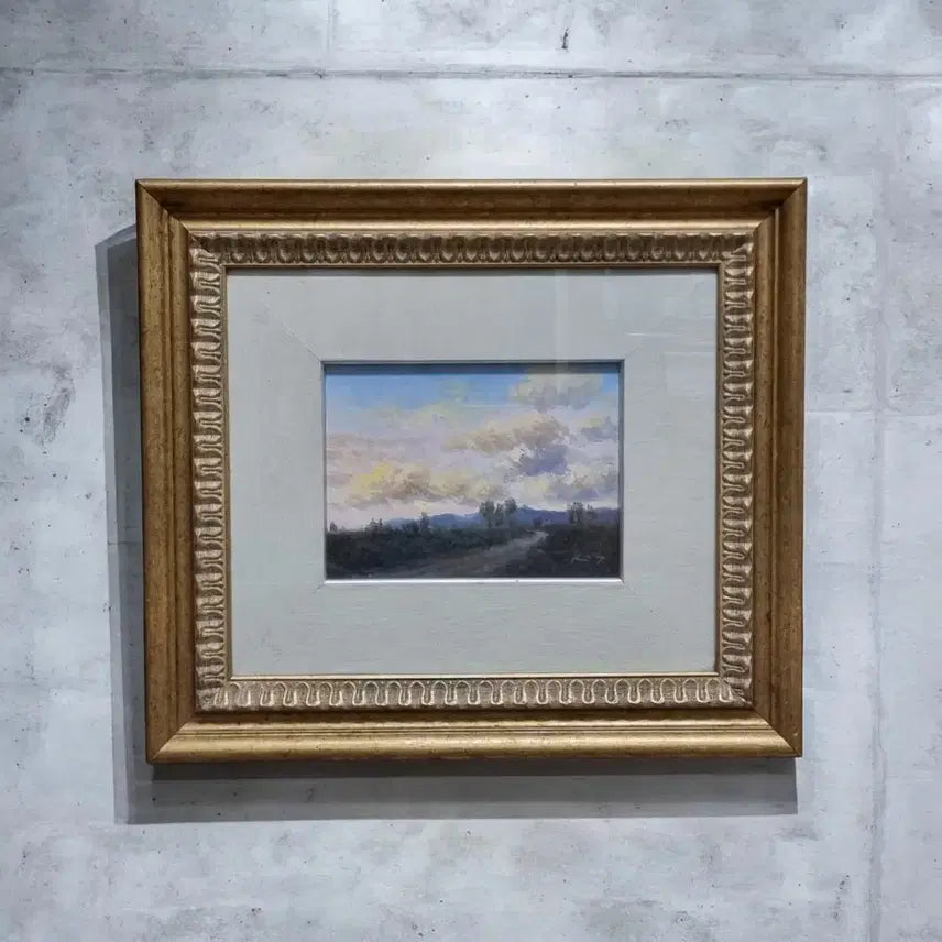 [BUNJANG] Flemish Evening Landscape Oil Painting / 플랑드르의 저녁풍경유화