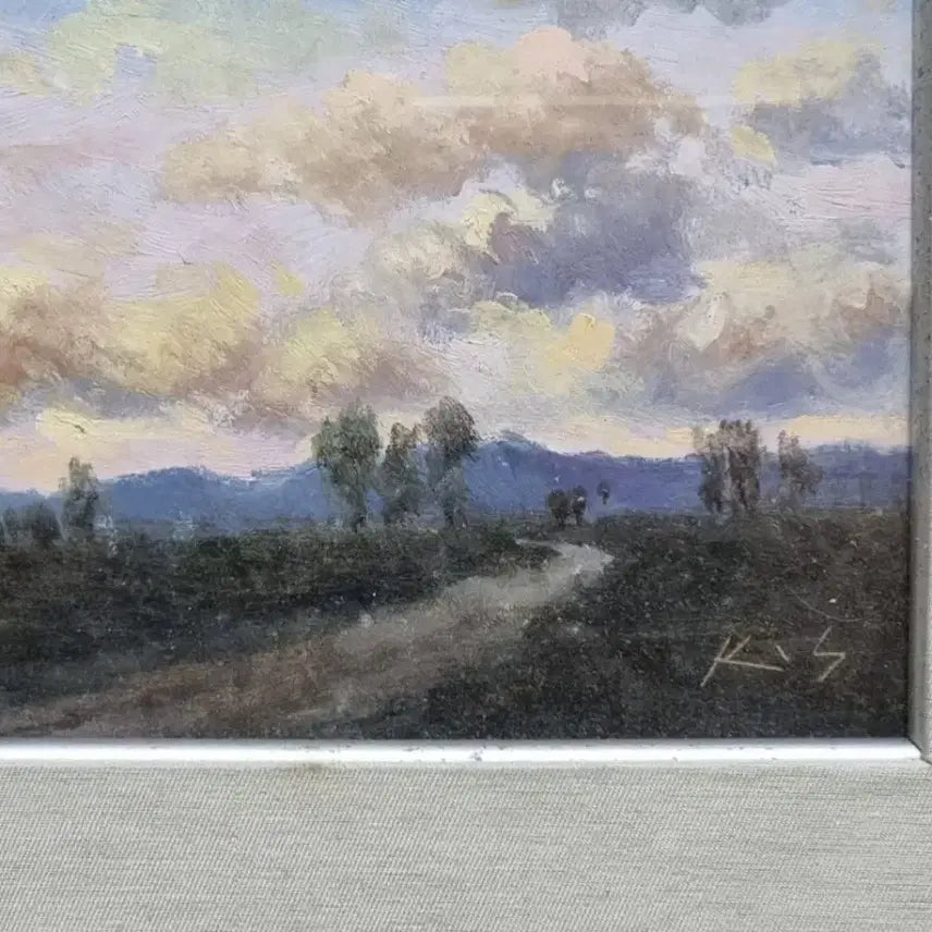 [BUNJANG] Flemish Evening Landscape Oil Painting / 플랑드르의 저녁풍경유화