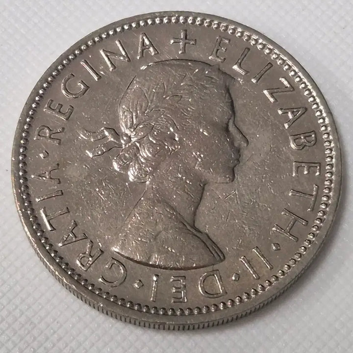 [BUNJANG] 1966 United Kingdom 2 Shillings Coin / 1966년 영국 2실링 동전 zk-3857