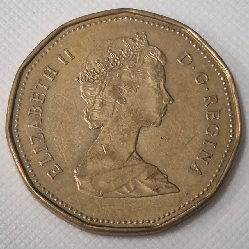 [BUNJANG] 1988 Canadian Dollar Coin / 1988년 캐나다 달러 동전 zk-3858