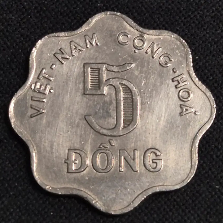 [BUNJANG] 1971 Vietnam 5 Dong Coin / [희귀] 1971년 베트남 5동 동전 [EP. 3449]