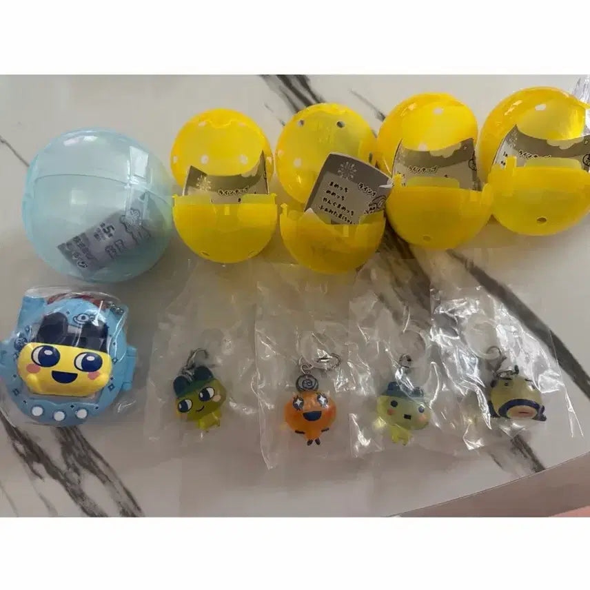 [BUNJANG] Tamagotchi Mamechi, Memetchi, Oyajitchi, Mejirushi Gacha Bundle Set / 다마고치 마메치 메메치 오야지치 메지루시 가챠 일괄
