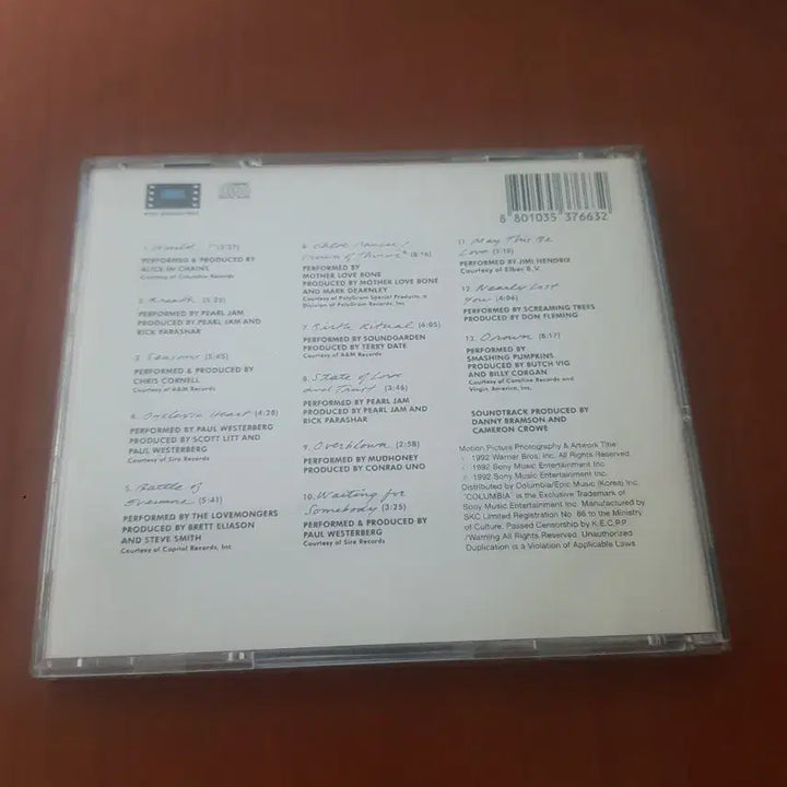 [BUNJANG] Pearl Jam Mudhoney Soundgarden Rockcd OST Singles CD / 영화음악 OST Singles 록씨디 펄잼 머드하니 사운드가든Rockcd