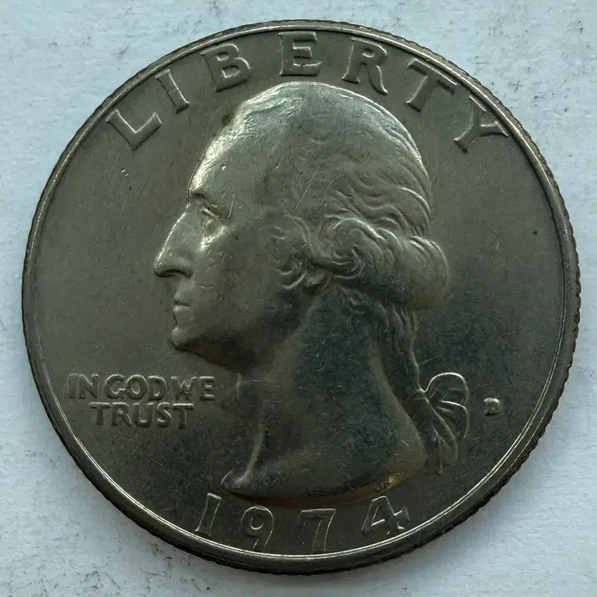 [BUNJANG] 1974 US Quarter Dollar Coin / 1974년 미국 쿼터달러 동전 S3547