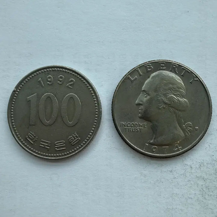 [BUNJANG] 1974 US Quarter Dollar Coin / 1974년 미국 쿼터달러 동전 S3547