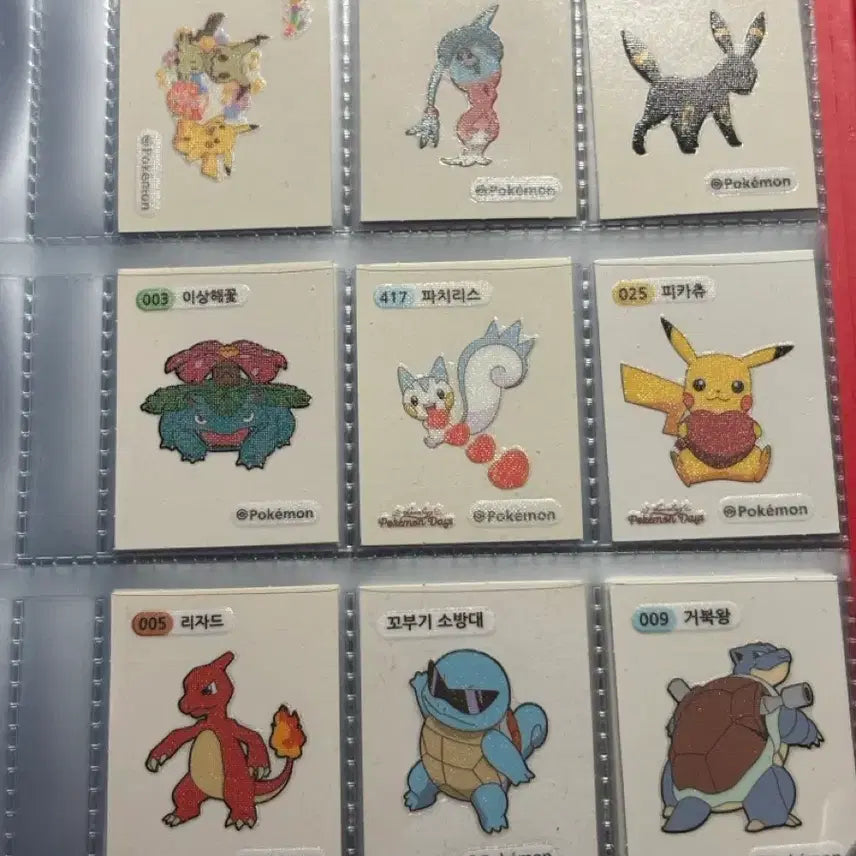 [BUNJANG] Pokemon Sticker Album + Stickers (Includes Mewtwo) / 포켓몬스터 띠부실북+띠부실 판매합니다 (뮤츠 포함)
