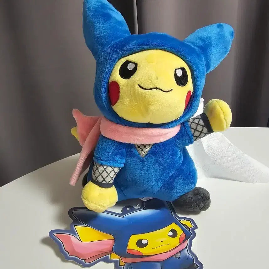 [BUNJANG] Pokemon Center Exclusive Ninja Pikachu Plush Doll / 포켓몬센터 닌자피카츄 인형