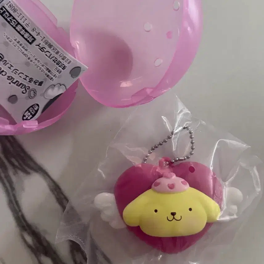 [BUNJANG] Pompompurin Heart Charm / 폼폼푸린 하트 키링