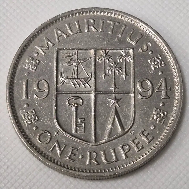 [BUNJANG] 1994 Mauritius 1 Rupee Coin / [희귀] 1994년 모리셔스 1루피 동전 zk-3872