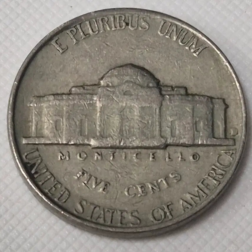 [BUNJANG] 1958 United States 5 Cent Coin / 1958년 미국 5센트 동전 zk-3873