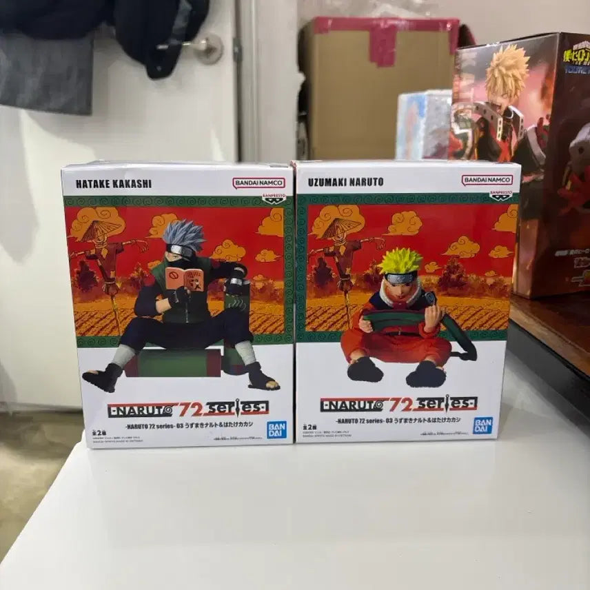 [BUNJANG] Naruto Uzumaki &amp; Kakashi Hatake 7.2" Figure Set (Sealed) / 미개봉)우즈마키 나루토 &amp; 하타케 카카시 72 피규어 세트