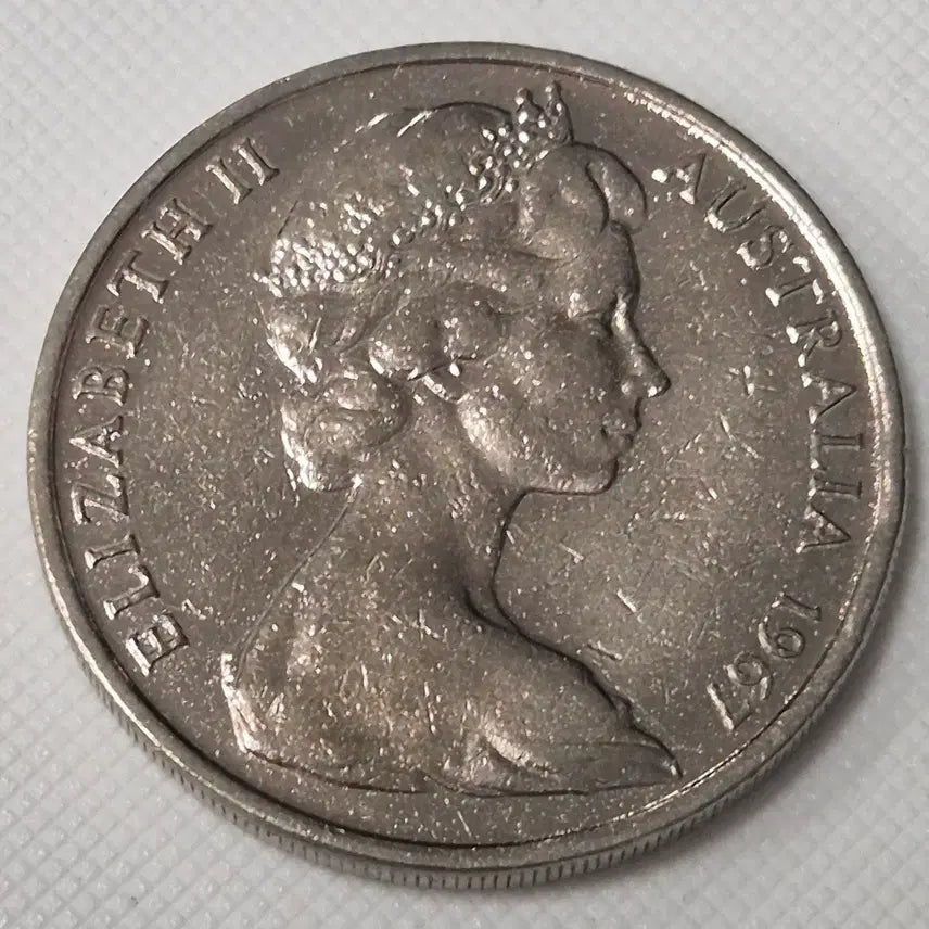 [BUNJANG] 1967 Australian 20 Cent Coin / 1967년 호주 20센트 동전 zk-3884