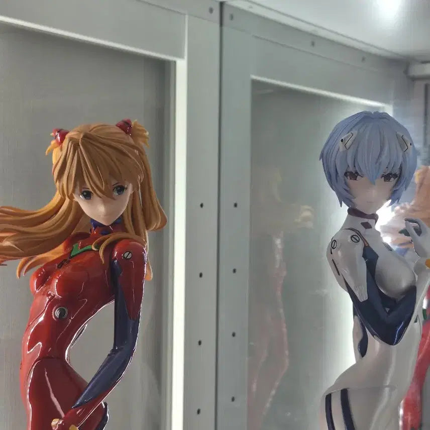 [BUNJANG] Evangelion Bear Panda Asuka &amp; Rei Bundle Set (Includes Special Coin) / 에반게리온 베어판다(특전코인 포함) 아스카 레이 일괄 판매