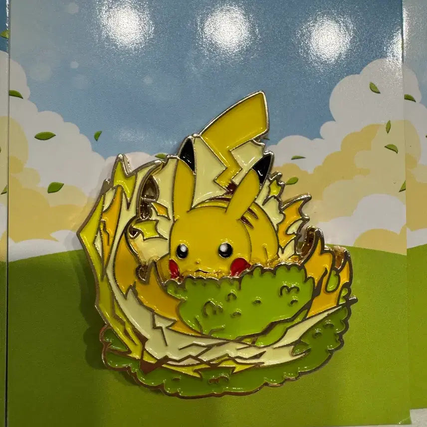 [BUNJANG] LeeKaja Pokemon Pikachu Badge / 이삭 포켓몬 피카츄 배지 뱃지 토스트