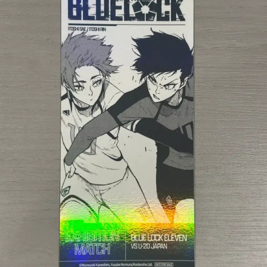 [BUNJANG] Blue Lock Original Art Exhibition Pop-up Exclusive Ticket / 블루록 원화전 팝업 특전 티켓