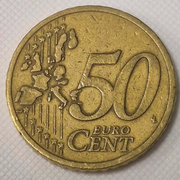[BUNJANG] 2002 Euro 50 Cent Coin / 2002년 유로 50센트 동전 zk-3890