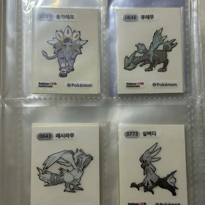 [BUNJANG] Pokemon 30th Anniversary Sticker Collection (31 Types) / 포켓몬 30주년 띠부실 31종