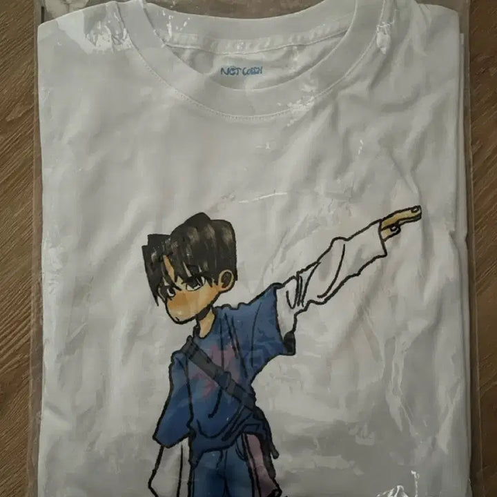 [BUNJANG] NCT WISH Yuushi Color Pop-up T-Shirt (M) / NCTWISH 컬러팝업 서프 유우시 티셔츠 M