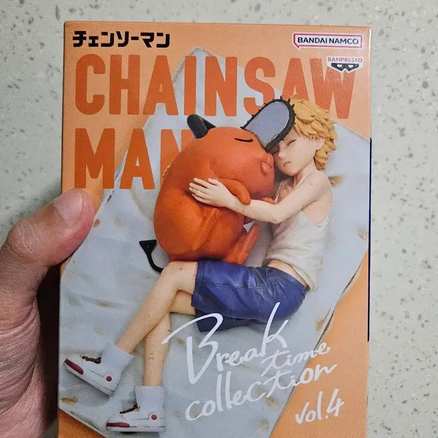 [BUNJANG] Chainsaw Man Break Time Collection Vol. 4 Denji &amp; Pochita Figure (Sealed) / 미개봉)체인소맨 브레이크 타임 컬렉션 vol.4 피규어 덴지 포치타