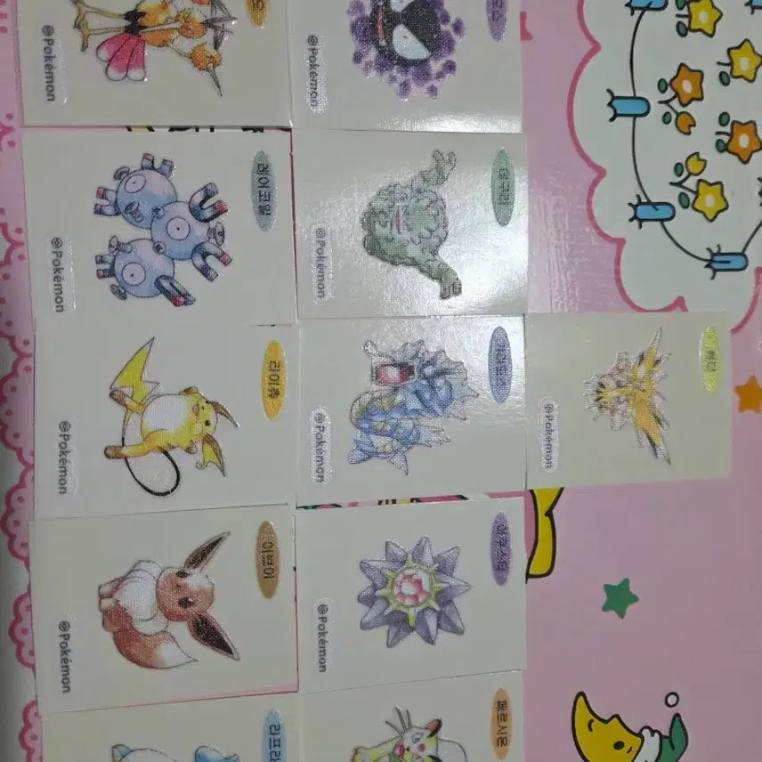 [BUNJANG] Pokemon Sticker Artwork Bundle Set / 11종일괄)  포켓몬 띠부씰 아트워크