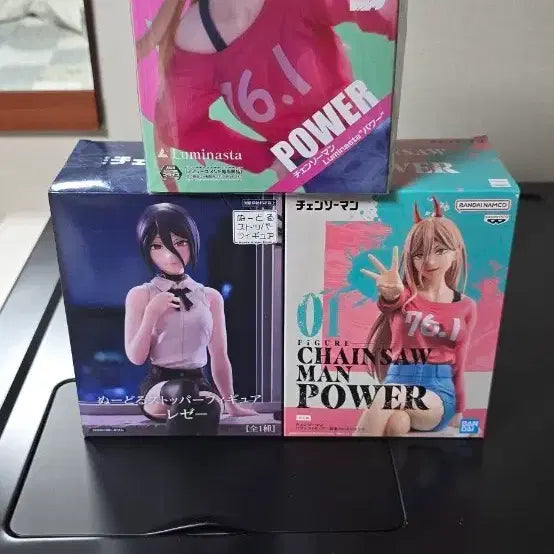 [BUNJANG] Chainsaw Man Power &amp; Reze SEGA Luminasta Figure Set (Sealed) / 체인소맨 레제 파워