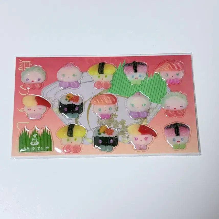 [BUNJANG] Sunonebird Epoxy Sushi Sticker / Sunonebird 에폭시 스시 스티커