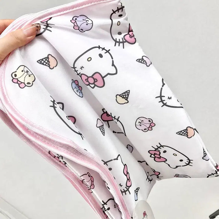 [BUNJANG] Sanrio Hello Kitty Cool Fabric Summer Knee Blanket 70x100cm / 일본정품 헬로키티 쿨원단 여름용 무릎담요 70x100cm