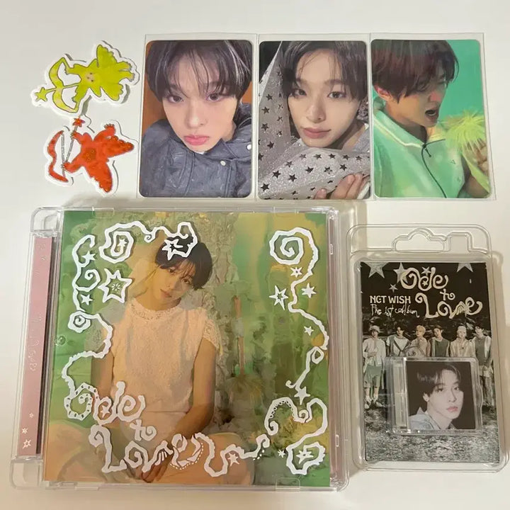 [BUNJANG] NCT WISH Riku Odd To Love Jewel &amp; Sumini Bundle Set WITHMUU POB / 엔시티 위시 오드투러브 리쿠 쥬얼+스미니 개봉 일괄 위드뮤 특전
