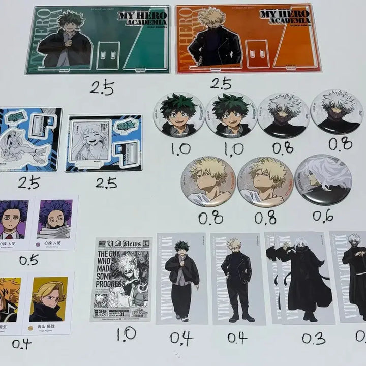 [BUNJANG] My Hero Academia Baseyard Acrylic Stand Chokonoko Bakugo Midoriya Jump Shop / 히로아카 베이스야드 아크릴스탠드 제일복권 초코노코 바쿠고 미도리야 점프샵